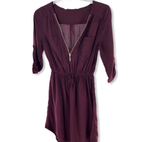 Cute Zip Front Dress sz XS - Picture 8 of 9
